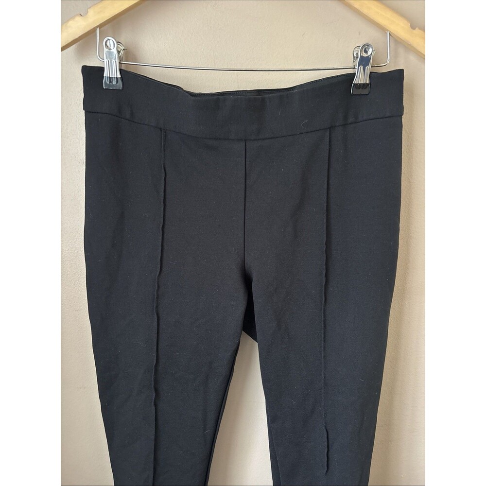 H&M Skinny Pants Womens L Black Pull On Slim Fit Stretch Leggings Style